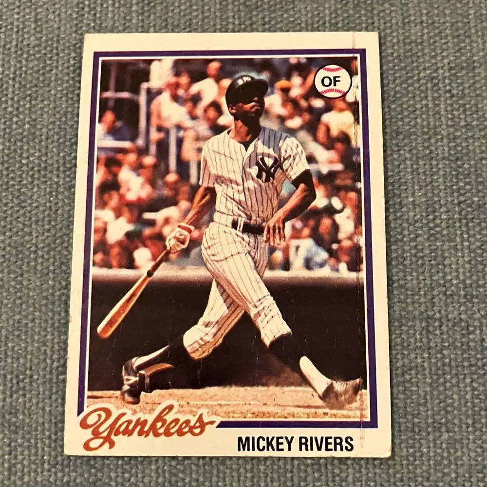 1978 Topps New York Yankees Baseball Card Trading Card